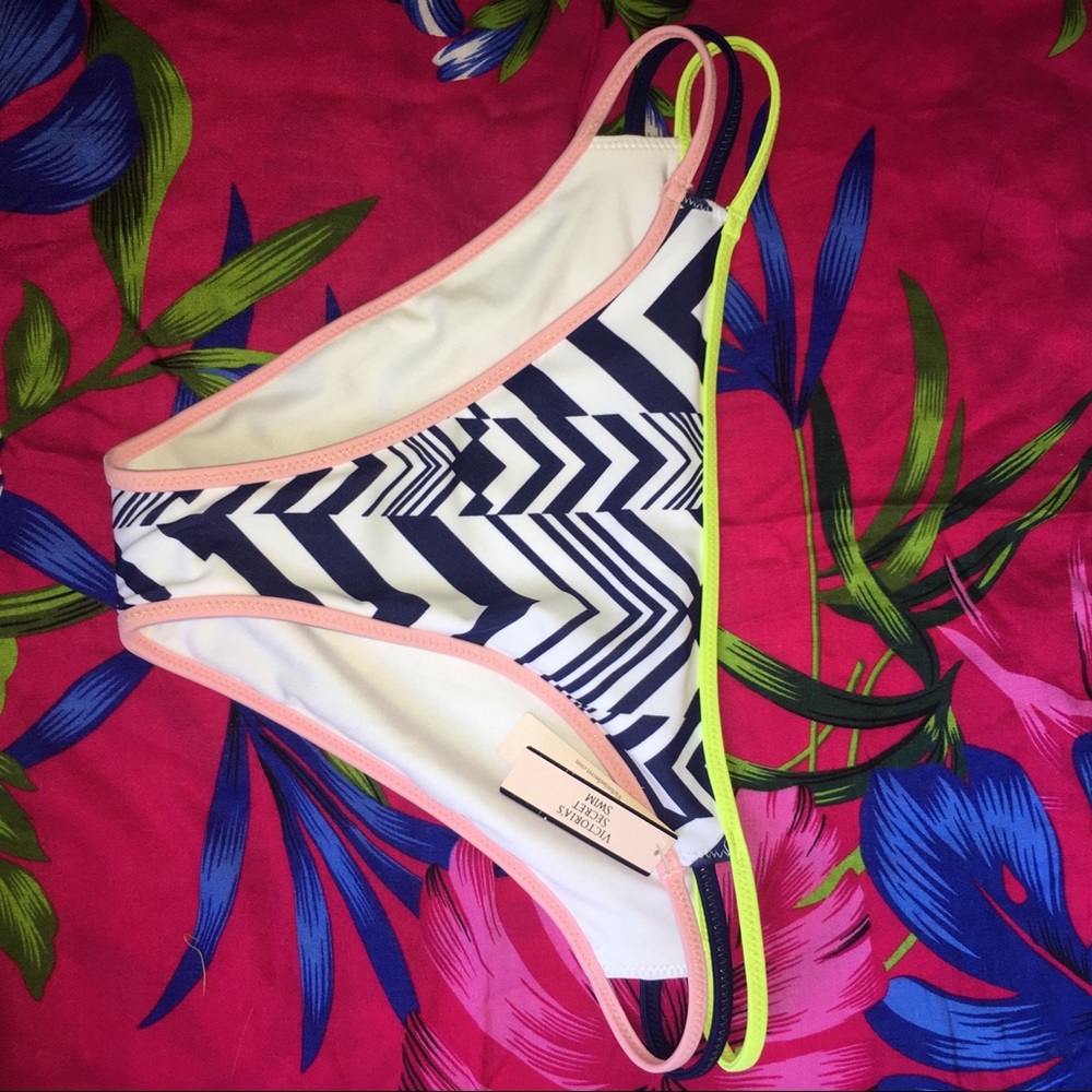 Victoria’s Secret swim bottoms.